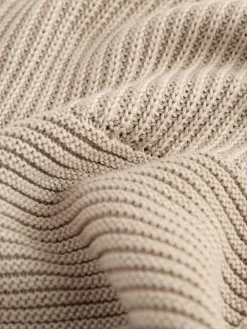 Discount Next Neutral Utility Knitted Hoodie (3-16yrs)