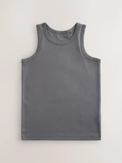 Next Neutral Vests 5 Pack (1.5-16yrs)^BOY Multipacks|Baby Boys