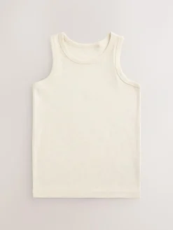 Next Neutral Vests 5 Pack (1.5-16yrs)^BOY Multipacks|Baby Boys