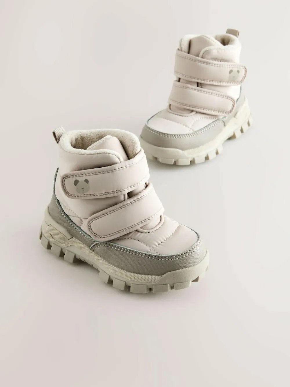 Sale Next Waterproof Touch Fastening Quilted Boots Neutral