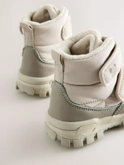 Sale Next Waterproof Touch Fastening Quilted Boots Neutral