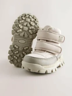 Sale Next Waterproof Touch Fastening Quilted Boots Neutral