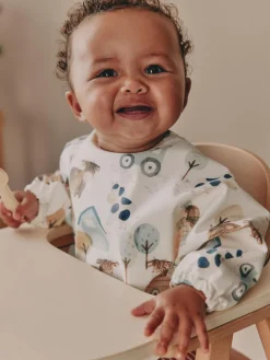 Best Next Neutral Weaning And Feeding Sleeved Bib