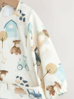 Best Next Neutral Weaning And Feeding Sleeved Bib