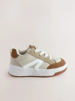 Next Wide Fit (G) Elastic Lace Trainers^BOY Sneakers|Sneakers