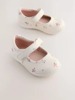 Best Next Wide Fit (G) First Walker Mary Jane Shoes Neutral