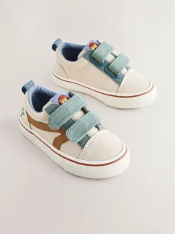 Discount Next Wide Fit (G) Touch Fastening Skate Trainers Neutral