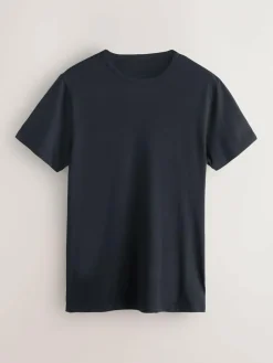 Clearance Next 5 Pack Modal Layering T-Shirt Neutral/Blue