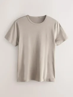 Clearance Next 5 Pack Modal Layering T-Shirt Neutral/Blue