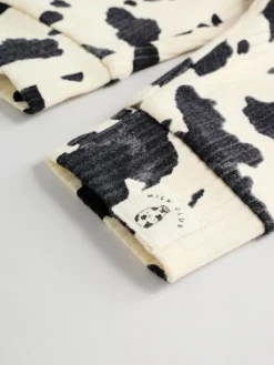 Sale Next Neutral/Cow Milk Club Printed Sweat and Leggings Baby Set (0mths-2yrs)