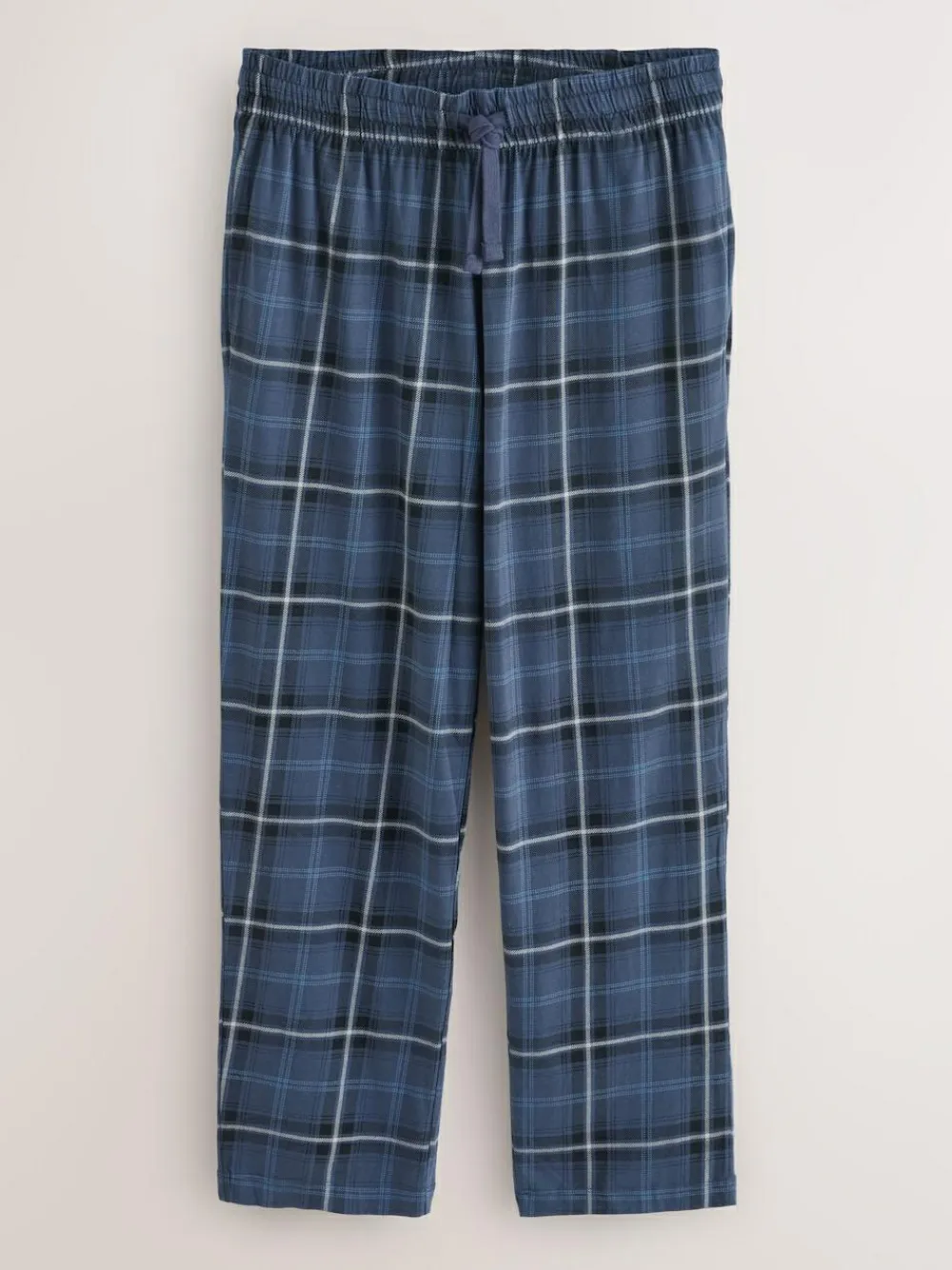 Next Neutral/Navy Check Jersey Short Sleeve Pyjamas Set 2 Pack^ Nightwear|Pyjamas