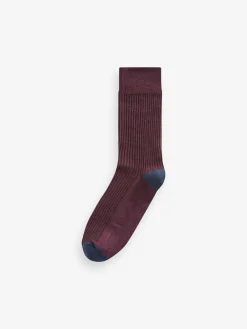 Next Pattern Smart Socks 5 Pack Neutral/Navy