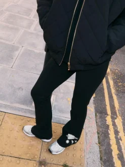 Never Fully Dressed Cotton Flare Leggings^Women Leggings & Sweatpants