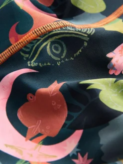 Best Never Fully Dressed Blue Sun Print Leggings