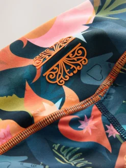 Best Never Fully Dressed Blue Sun Print Leggings