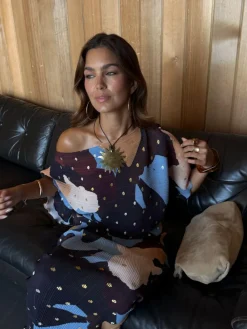 Never Fully Dressed Brown Sunshine Tilly Dress^Women Maxi Dresses