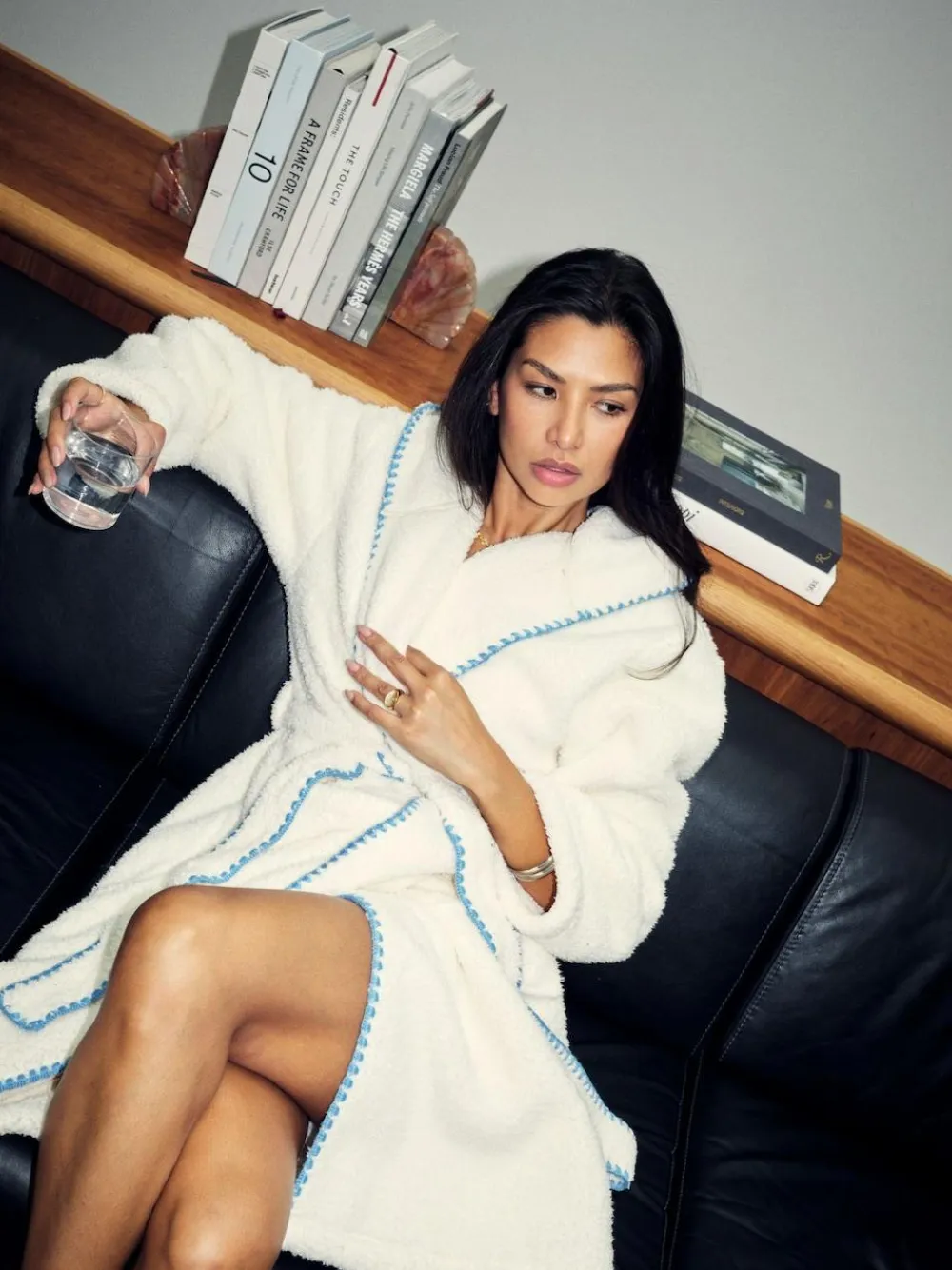 Best Never Fully Dressed Cream Octopus Borg Fleece Robe