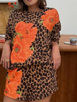 Never Fully Dressed Leopard Print Poppy Cotton Sweatshirt^Women Hoodies & Sweatshirts