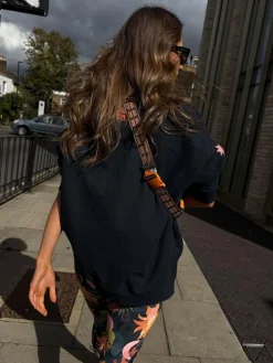 Never Fully Dressed Navy Corazon Sling Cross Body Bum Bag^Women Bags