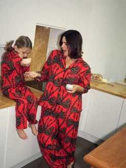 Sale Never Fully Dressed Red Bow Button Through Pyjamas