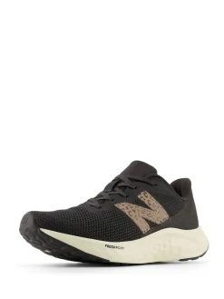 Discount New Balance Womens Fresh Foam Arishi V4 Trainers Black/Animal