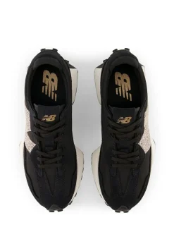 Hot New Balance Black/Leopard Print 327 Trainers