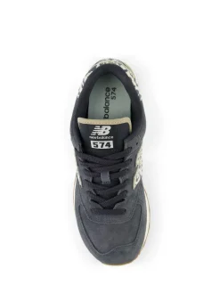 Outlet New Balance Black/Leopard Print 574 Trainers