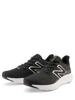 Outlet New Balance Womens 411 Trainers Black/White