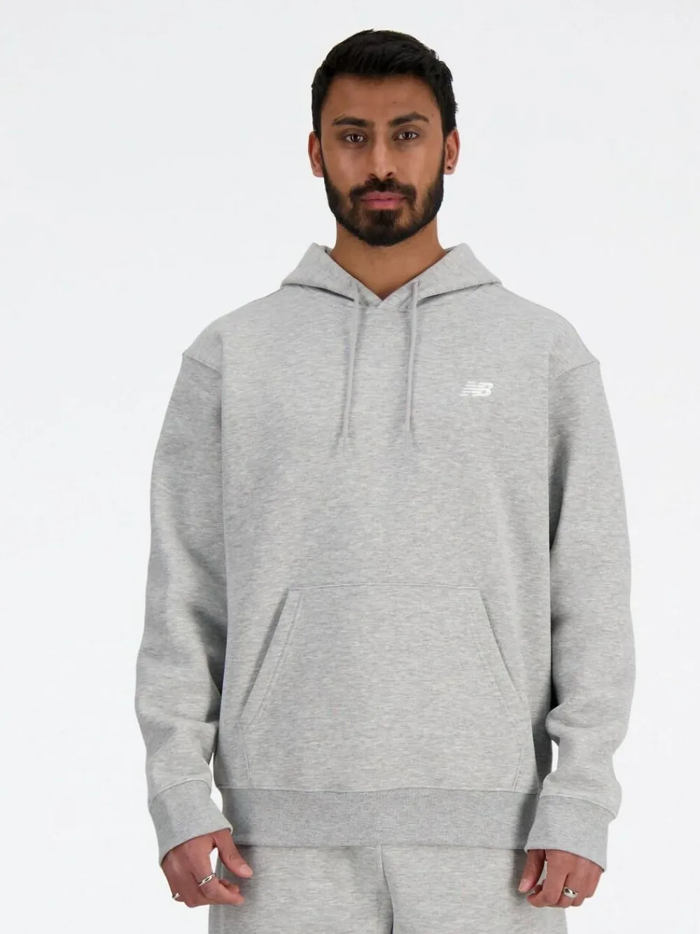 Best New Balance Mens Essential Fleece Hoodie Grey