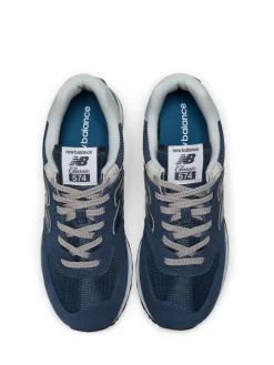 New Balance Navy Blue Mens 574 Trainers^ Sneakers