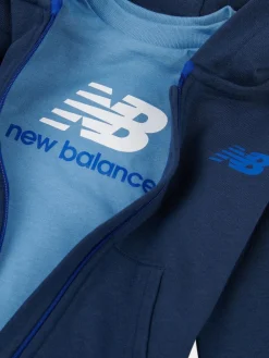 New Balance Kids Zip Thru Hoodie 100% Cotton T-Shirt & Shorts Set^ Shorts