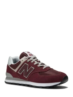 Hot New Balance Red/White Mens 574 Trainers