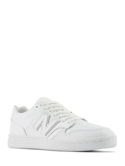 Discount New Balance White Mens 480 Trainers