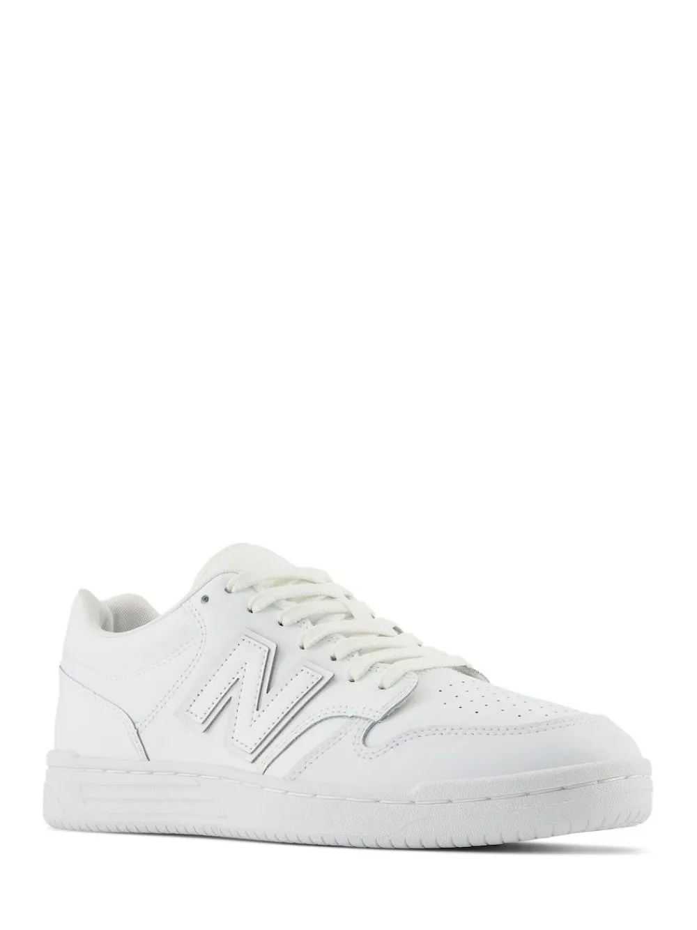 Discount New Balance White Mens 480 Trainers