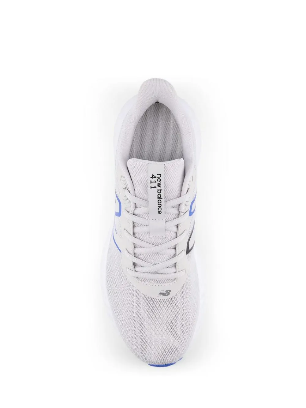 New Balance White/Blue Mens 411 Trainers^ Sneakers
