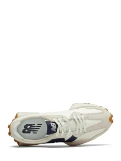 New Balance White/Navy Blue 327 Trainers^Women Sneakers|Sportswear