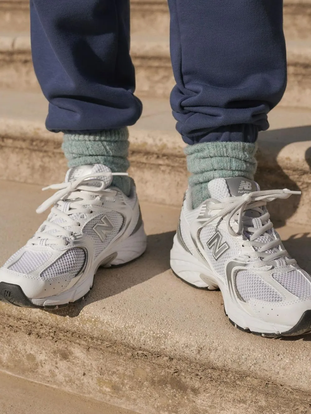 New Balance White/Silver Womens 530 Trainers^Women Sneakers|Sportswear