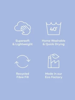 Best Night Lark 10.5 Tog Coverless Duvet and Pillowcase Set