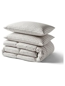 Night Lark Gingham 10.5 Tog Coverless Duvet 10.5 Tog Set^ Duvets & Pillows|Comforters & Pillows