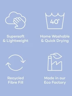 Sale Night Lark Gingham 10.5 Tog Coverless Duvet 4.5 Tog Set