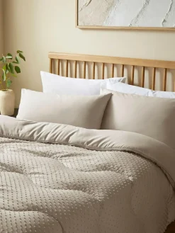 Sale Night Lark Natural Oat 4.5 Tog Coverless Duvet and Pillowcase Set