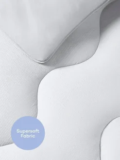 Night Lark Seersucker Coverless Duvet and Pillowcase 10.5 Tog Set^ Duvets & Pillows|Comforters & Pillows