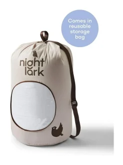 Hot Night Lark Seersucker Coverless Duvet and Pillowcase 4.5 Tog Set Polar White