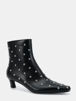 Novo Wide Fit Wide Fit Kiki Studded Low Heel Ankle Boots^Women Wide Fit & Extra Wide Fit