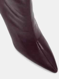 Novo Wide Fit Kiss Point Toe Stiletto Stretch Ankle Boots^Women Wide Fit & Extra Wide Fit