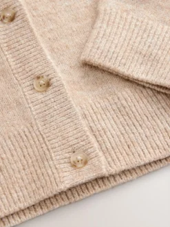 Next Oatmeal Button Up Cardigan (3-16yrs)^ Knitwear & Sweaters|Knitwear
