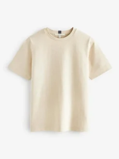 Hot Next Oatmeal Cream Heavyweight Short Sleeve Crew Neck T-Shirt