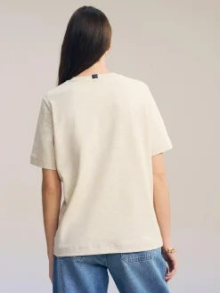 Hot Next Oatmeal Cream Heavyweight Short Sleeve Crew Neck T-Shirt