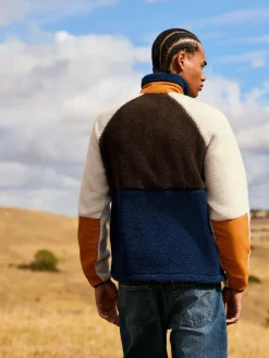 Next Colourblock Zip Through Funnel Fleece^ Sweatshirts & Hoodies|Sweatshirts & Hoodies