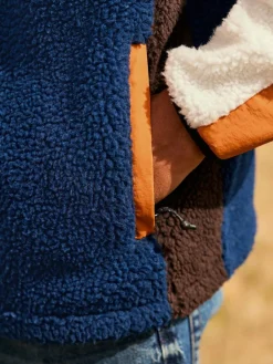 Next Colourblock Zip Through Funnel Fleece^ Sweatshirts & Hoodies|Sweatshirts & Hoodies